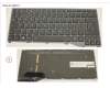 Fujitsu FUJ:CP734333-XX KEYBOARD BLACK W/ BL SWISS