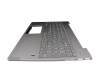 HQ20720475000 original Lenovo keyboard incl. topcase DE (german) grey/grey with backlight