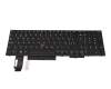 Keyboard CH (swiss) black/black with mouse-stick original suitable for Lenovo ThinkPad L590 (20Q7/20Q8)