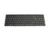 Keyboard DE (german) black/black matte original suitable for Medion Akoya P7653 (D17KJR)