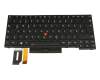 Keyboard DE (german) black/black with backlight and mouse-stick original suitable for Lenovo ThinkPad P14s Gen 1 (20S4/20S5)