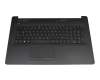 Keyboard incl. topcase DE (german) black/black (PTP/DVD) original suitable for HP 17-by2000