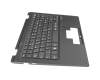 Keyboard incl. topcase DE (german) black/black original suitable for Medion Akoya E2217T