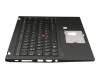 Keyboard incl. topcase DE (german) black/black with backlight and mouse-stick original suitable for Lenovo ThinkPad X1 Carbon 7th Gen (20QD/20QE)