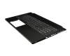 Keyboard incl. topcase DE (german) black/black with backlight original suitable for MSI GS63 Stealth 8RC/8RD (MS-16K6)