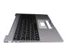 Keyboard incl. topcase DE (german) black/grey original suitable for Medion Akoya E15407/E15408 (NS15IC)