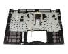 Keyboard incl. topcase DE (german) black/grey with backlight original suitable for Acer Spin 5 (SP513-53N)