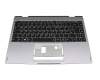 Keyboard incl. topcase DE (german) black/grey with backlight original suitable for Medion Akoya S14405/S14406 (YM14CM)