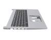 Keyboard incl. topcase DE (german) black/silver original suitable for Acer Aspire 5 (A515-55)