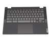 Keyboard incl. topcase DE (german) grey/gold original suitable for Lenovo IdeaPad Flex 5 CB-13IML05 (82B8)