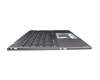 Keyboard incl. topcase DE (german) grey/grey original suitable for Emdoor YM14G