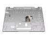 Keyboard incl. topcase DE (german) grey/grey original suitable for Medion Akoya E4272 (YM14G)