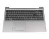 Keyboard incl. topcase DE (german) grey/silver original suitable for Lenovo IdeaPad S145-15API (81UT)