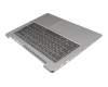 Keyboard incl. topcase DE (german) grey/silver with backlight original suitable for Lenovo IdeaPad 330S-14IKB (81F4/81JM)