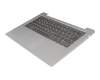 Keyboard incl. topcase DE (german) grey/silver with backlight original suitable for Lenovo IdeaPad 330S-14IKB (81F4/81JM)