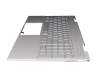 Keyboard incl. topcase DE (german) silver/silver with backlight (DSC) original suitable for HP Envy x360 15-ed1000