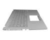 Keyboard incl. topcase DE (german) white/silver original suitable for Asus VivoBook 15 M509DA