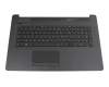 Keyboard incl. topcase FR (french) black/black (PTP/without DVD) original suitable for HP 17-ca2000