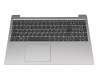 Keyboard incl. topcase FR (french) grey/silver original suitable for Lenovo IdeaPad 330S-15AST (81F9)