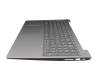 Keyboard incl. topcase FR (french) grey/silver original suitable for Lenovo IdeaPad 330S-15AST (81F9)