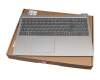 Keyboard incl. topcase FR (french) grey/silver original suitable for Lenovo IdeaPad 330S-15IKB (81F5/81JN)