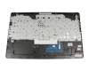 L25444-041 original HP keyboard incl. topcase DE (german) black/black (with TP/DVD, “black brushed” surface texture)