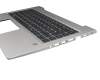 L38138-041 original HP keyboard incl. topcase DE (german) black/silver with backlight