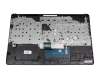 L91024-041 original HP keyboard incl. topcase DE (german) black/silver with backlight with ODD