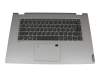 LCM16H36D0-686 original Lenovo keyboard incl. topcase DE (german) grey/silver