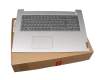 LVM16K26D0-686 original Lenovo keyboard incl. topcase DE (german) grey/silver (Fingerprint)