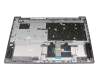 LVM16K26D0-686 original Lenovo keyboard incl. topcase DE (german) grey/silver (Fingerprint)