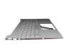 M08910-041 original HP keyboard incl. topcase DE (german) silver/silver with backlight