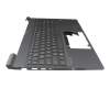 M54738-051 original HP keyboard incl. topcase FR (french) silver/black with backlight