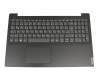 NBX0001NZ00 original Lenovo keyboard incl. topcase DE (german) grey/black