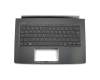 NKI131S02D original Acer keyboard incl. topcase DE (german) black/black with backlight