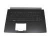 NKI151303A original Acer keyboard incl. topcase FR (french) black/black