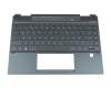 NSK-XBJBQ original HP keyboard incl. topcase DE (german) black/black with backlight