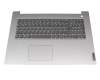 PC5C-GE original Lenovo keyboard incl. topcase DE (german) grey/silver (Fingerprint)