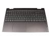 PC5SB-GR original Lenovo keyboard incl. topcase DE (german) grey/grey with backlight