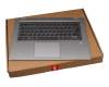 PK0900CK400 original LCFC keyboard incl. topcase SP (spanish) grey/silver with backlight