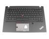 PK131BR1B11 original LCFC keyboard incl. topcase DE (german) black/black with backlight and mouse-stick