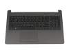 PK132044A10 original Compal keyboard incl. topcase DE (german) black/grey