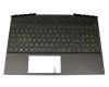 PK132K81D10 original Darfon keyboard incl. topcase DE (german) black/black with backlight