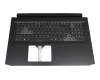 PK133AU1D13 original Acer keyboard incl. topcase DE (german) black/black with backlight