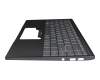 PN036356 original MSI keyboard incl. topcase IT (italian) grey/black with backlight