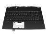 PN065187 original MSI keyboard incl. topcase DE (german) black/black