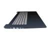 PR5S-GR original Lenovo keyboard incl. topcase DE (german) grey/blue