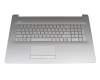 SB550A-73H0 original HP keyboard incl. topcase DE (german) silver/silver