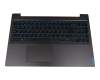 SG-86470-2PA original Lenovo keyboard incl. topcase PO (portuguese) black/blue/black with backlight