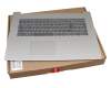 SN20M63044 original Lenovo keyboard incl. topcase DE (german) grey/silver